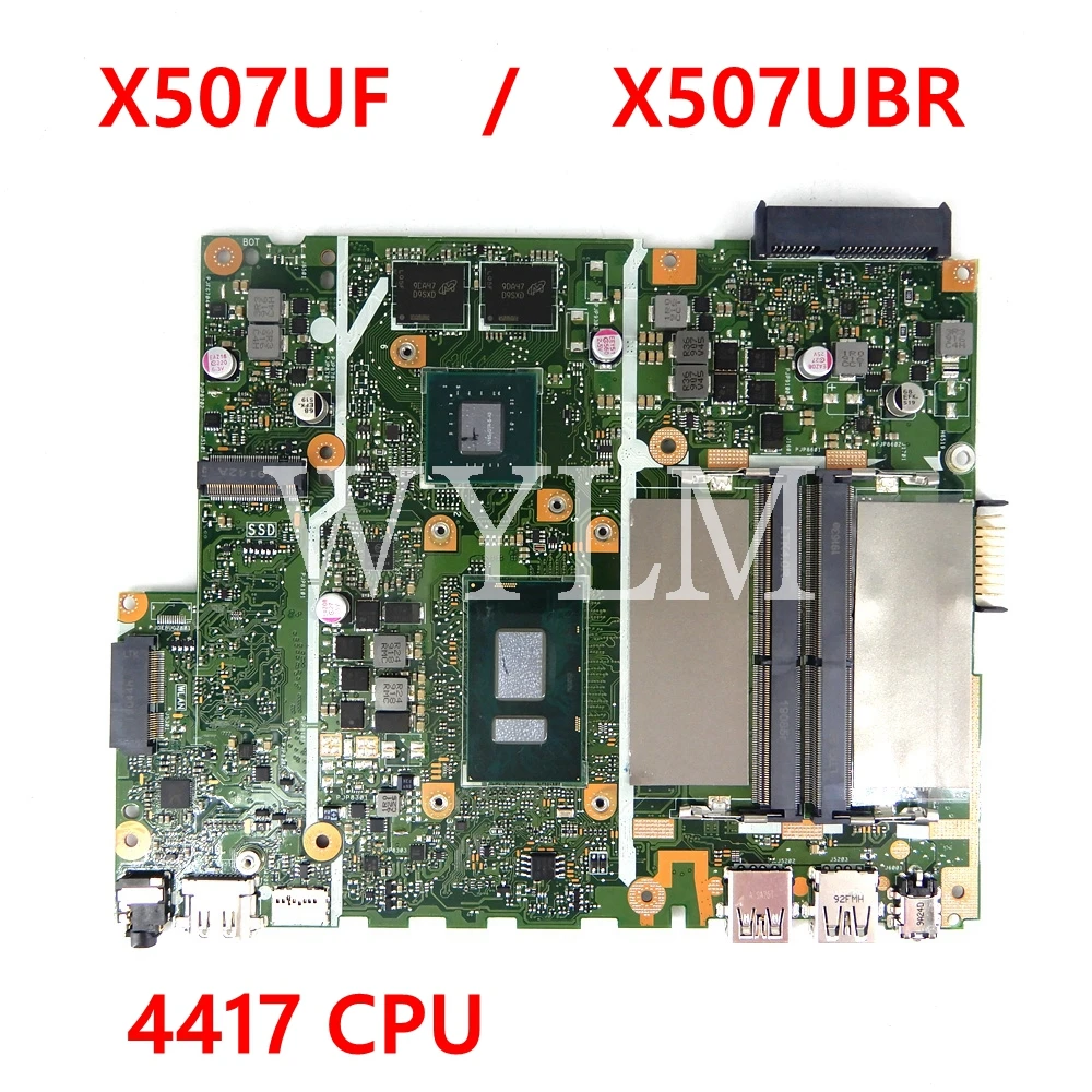 X507UF 4417CPU Mainboard REV2.0 For ASUS X507U X507UF X507UB X507UBR Laptop Motherboard 90NB0JB0-R00050
X507UF 4417CPU Mainboard REV2.0 For ASUS X507U X507UF X507UB X507UBR Laptop Motherboard 90NB0JB0-R00050