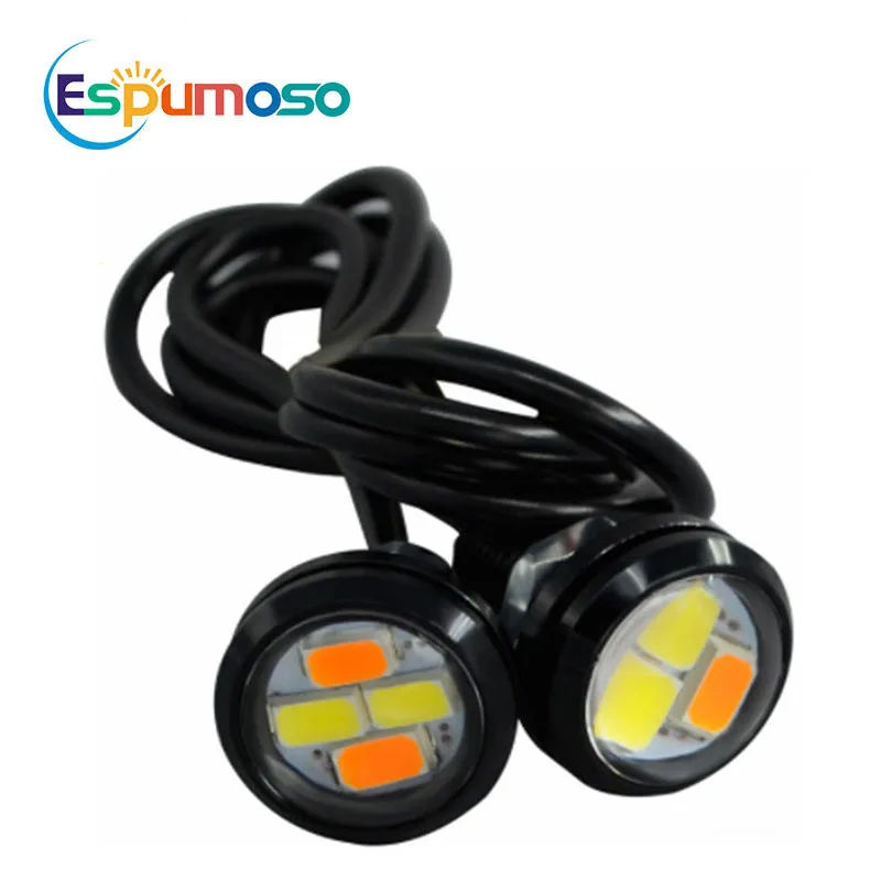 2Pcs 4SMD 5630 Car Eagle Eye LED Reverse Backup Light DRL Daytime Running Signal Bulb Fog Lamp for Motorcycle White Yellow 12V
2Pcs 4SMD 5630 Car Eagle Eye LED Reverse Backup Light DRL Daytime Running Signal Bulb Fog Lamp for Motorcycle White Yellow 12V