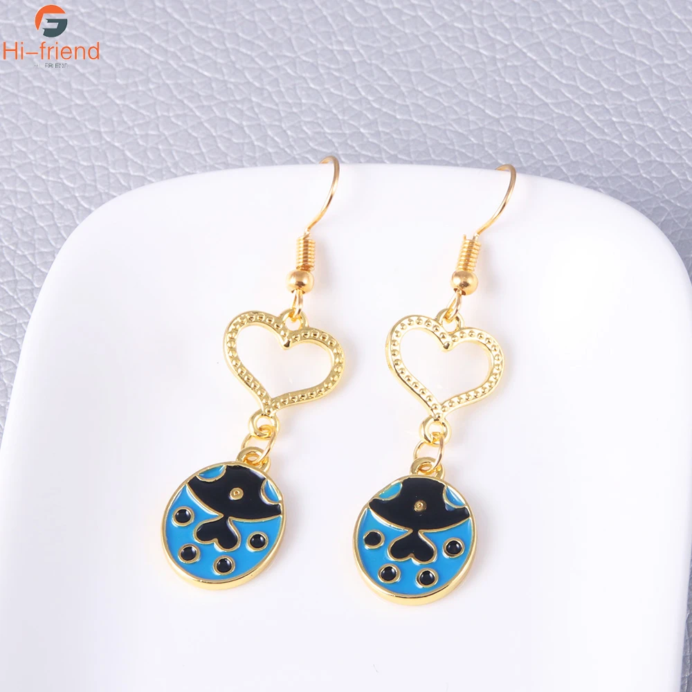 JoJo Bizarre Adventure Anime Earrings Golden Wind Giorno Giovanna Metal Enamel Pendant Earrings for Cosplay Women Jewelry Gift
JoJo Bizarre Adventure Anime Earrings Golden Wind Giorno Giovanna Metal Enamel Pendant Earrings for Cosplay Women Jewelry Gift