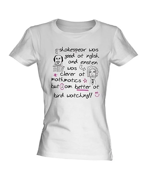 Better At Bird Watching Ladies White T-Shirt Fitted T Shirt Top For Mens Womens Short Sleeve T Shirt Summer Cool Graphic tshirt
Better At Bird Watching Ladies White T-Shirt Fitted T Shirt Top For Mens Womens Short Sleeve T Shirt Summer Cool Graphic tshirt