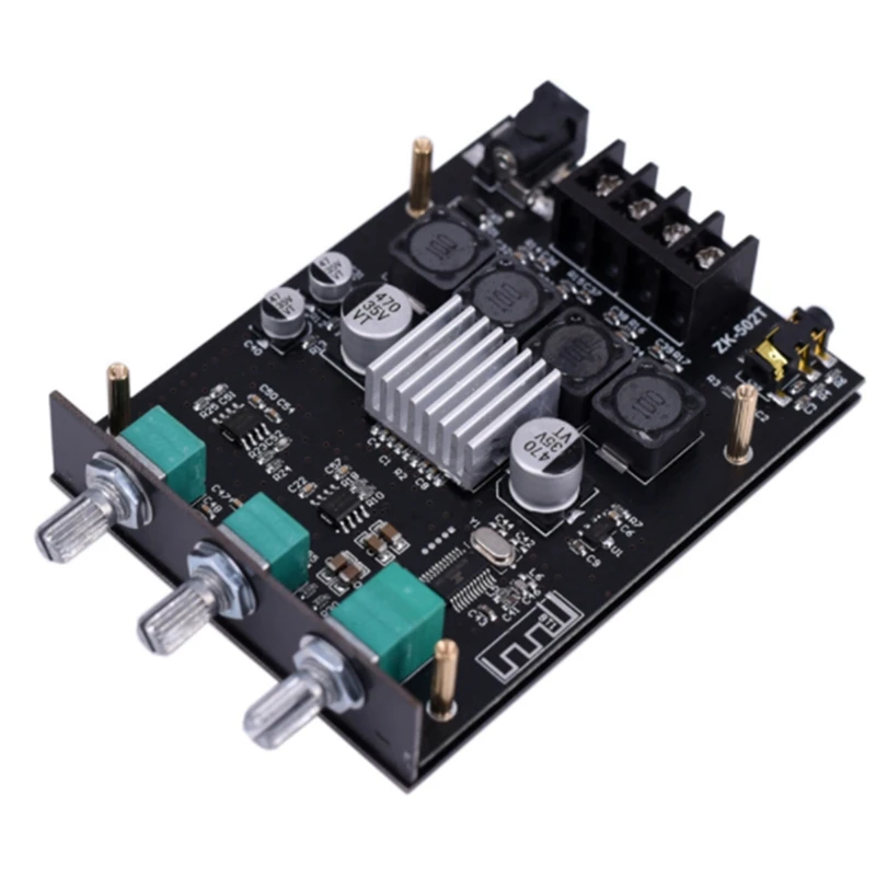 ZK-502T 2 x 50W TPA3116D2 Audio Amplifier Bluetooth 5.0 Receiver Stereo Board Dual Channel Audio High Power Amplifier
ZK-502T 2 x 50W TPA3116D2 Audio Amplifier Bluetooth 5.0 Receiver Stereo Board Dual Channel Audio High Power Amplifier