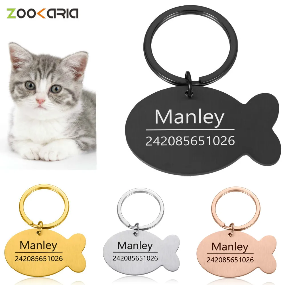 Free Engraving Pet ID Tag for Puppy and Cat Dog Collar Accessories Dogs ID Tags Customized Pet Identity Card
Free Engraving Pet ID Tag for Puppy and Cat Dog Collar Accessories Dogs ID Tags Customized Pet Identity Card