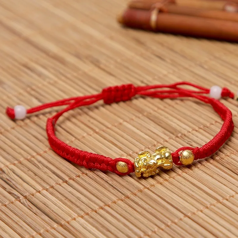 Creative 3d hard gold brave red rope bracelet woven bracelet original handicraft bracelet
Creative 3d hard gold brave red rope bracelet woven bracelet original handicraft bracelet