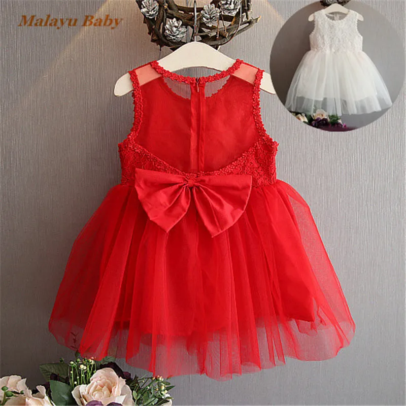 MALAYU BABY Elegant Girls Dresses Summer Fashion Kids Lace Mesh Bow Sleeveless Party Dress Costume 2-6 Years Child Clothing
MALAYU BABY Elegant Girls Dresses Summer Fashion Kids Lace Mesh Bow Sleeveless Party Dress Costume 2-6 Years Child Clothing