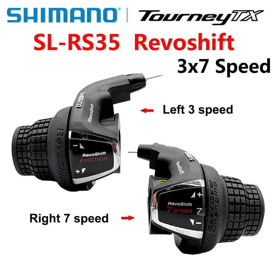 

Shimano Tourney SL-RS35 Revoshift grip bike Twist Shifter lever 3*6s 3*7s 18S 21s bicycle Comb with grips RS35 as RS31 RS36