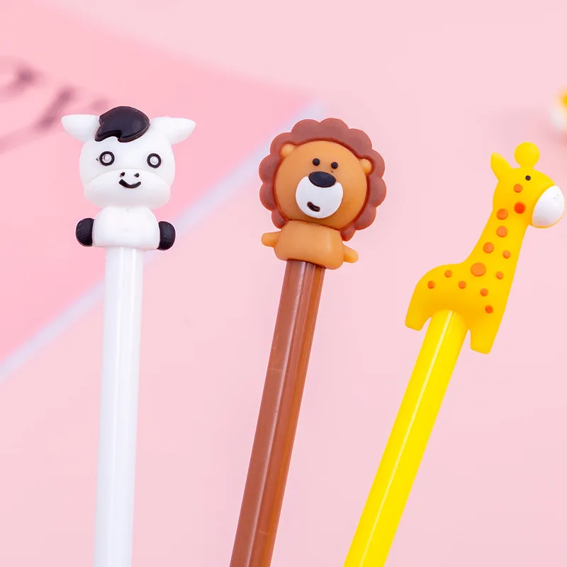 Cute Cartoon Gel Pen Kawaii Stationery Office School Supply Cartoon Lovely Funny Lion Giraffe Cow stationary school supplies
Cute Cartoon Gel Pen Kawaii Stationery Office School Supply Cartoon Lovely Funny Lion Giraffe Cow stationary school supplies