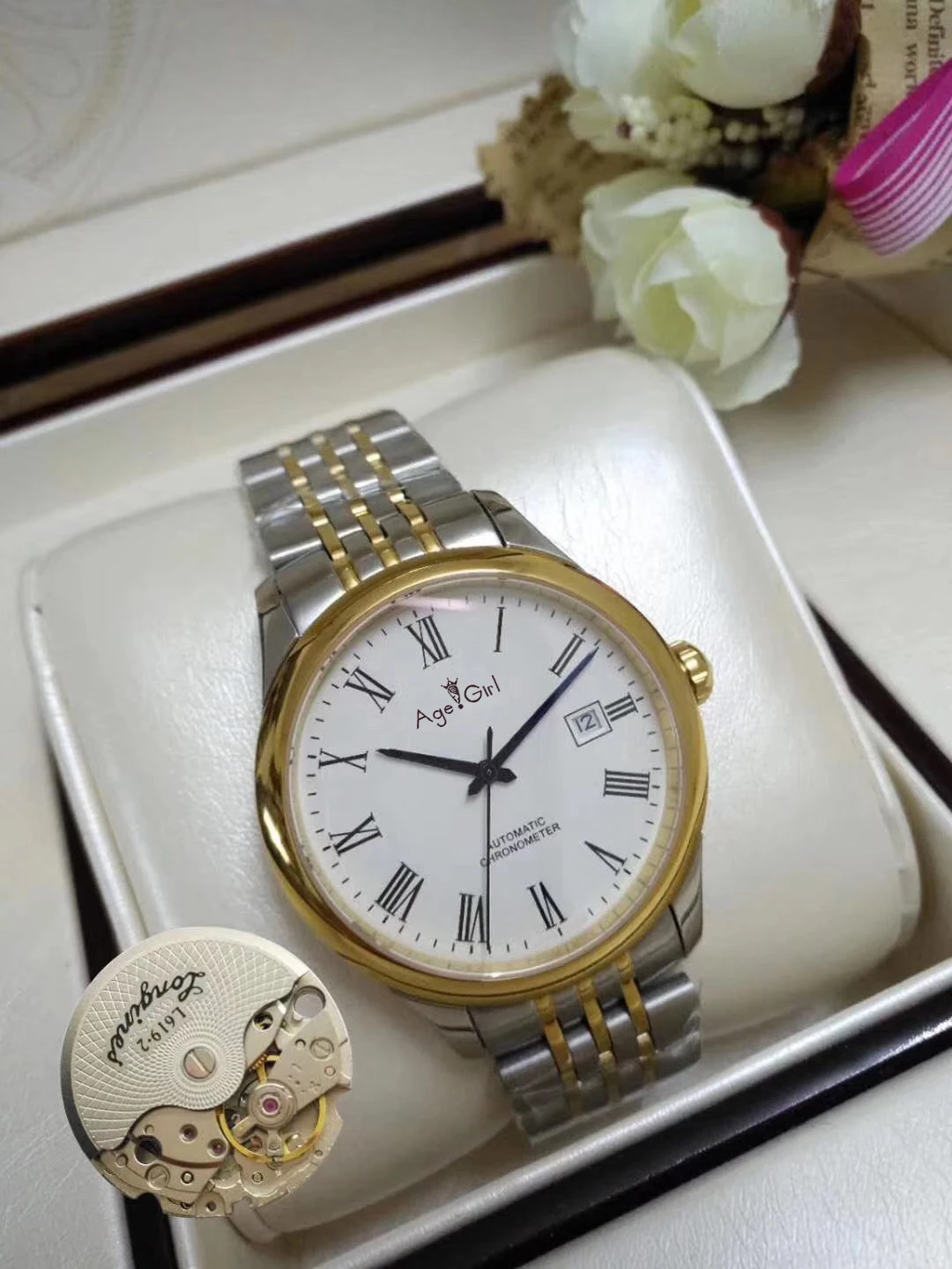 Classic New Men Watch Stainless Steel Sapphire Japan Miyota Eta Automatic Mechanical Silver Rose Gold White Watches AAA+
Classic New Men Watch Stainless Steel Sapphire Japan Miyota Eta Automatic Mechanical Silver Rose Gold White Watches AAA+