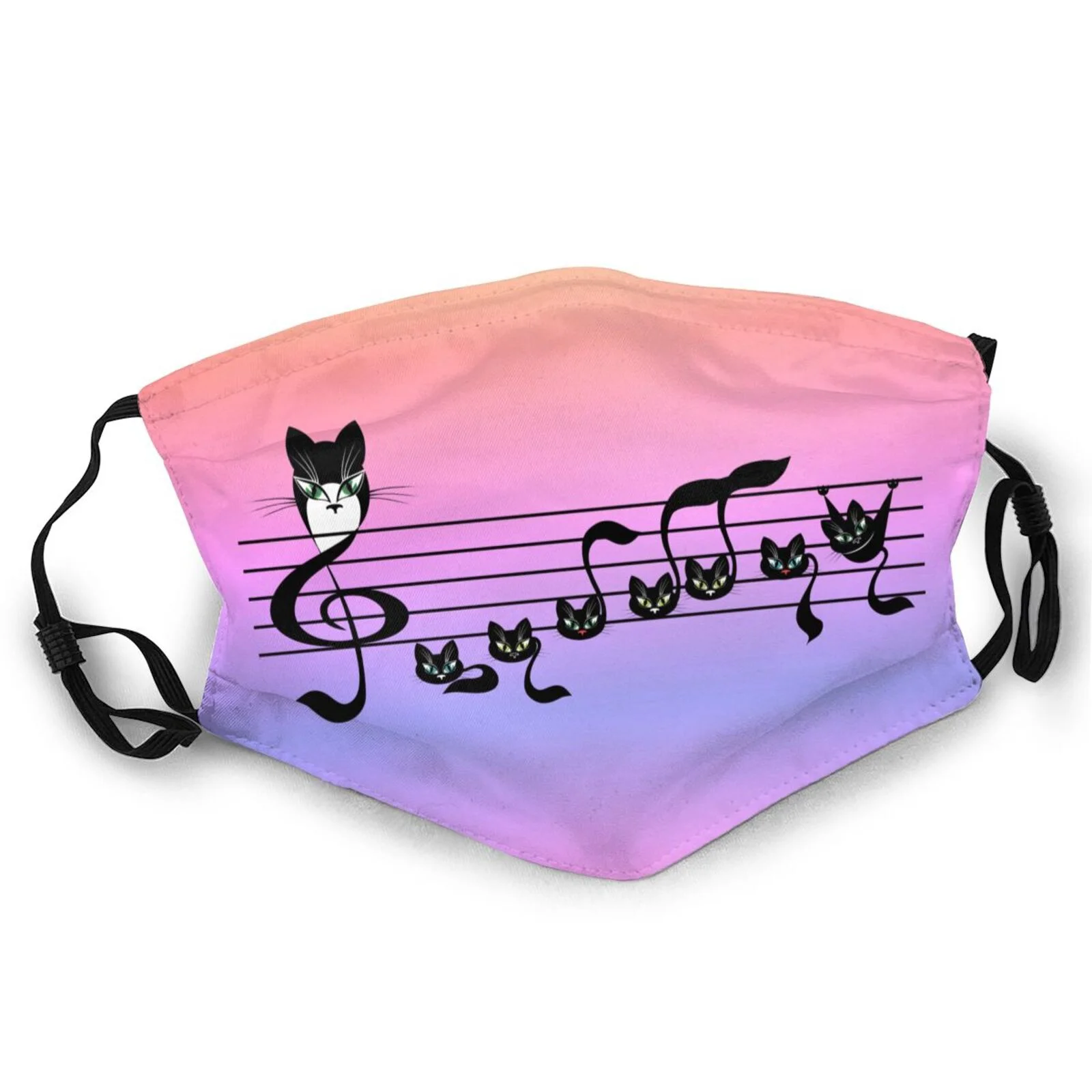 Black Cats Music Note Reusable Washable Face Mask with Adjustable Ear Loops Breathable Dust Mouth Scarf
Black Cats Music Note Reusable Washable Face Mask with Adjustable Ear Loops Breathable Dust Mouth Scarf