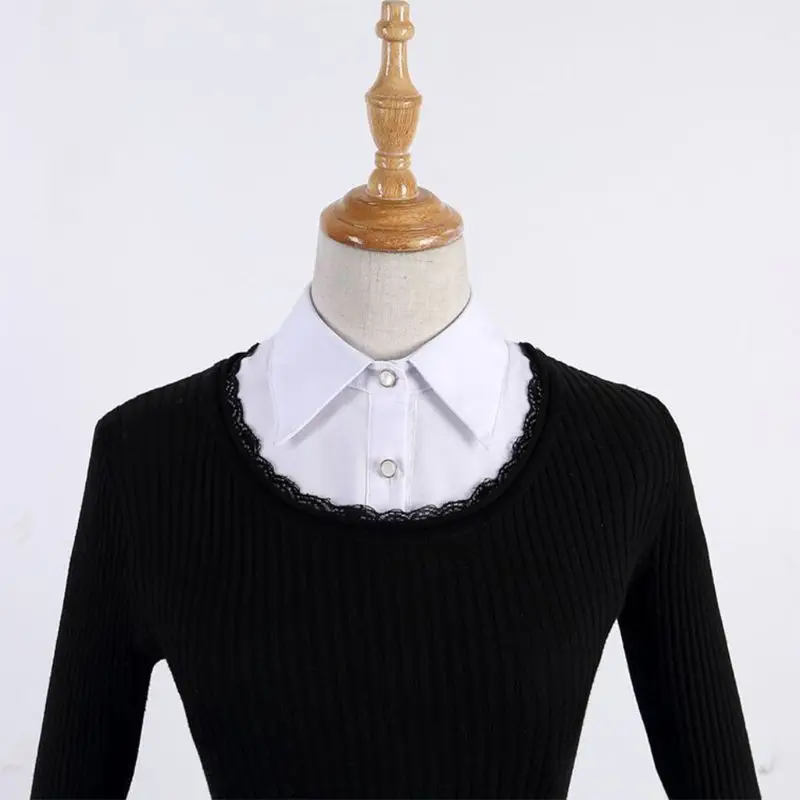 Womens Detachable Fake False Collar Solid Color Retro Plaid Check Chiffon Half Shirt Blouse Adjust Clothes Accessories 
Womens Detachable Fake False Collar Solid Color Retro Plaid Check Chiffon Half Shirt Blouse Adjust Clothes Accessories