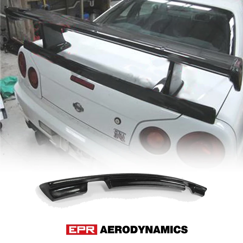 for Skyline R34 GTR FRP Fiber Glass NI Style Rear Lip Spoiler (Can fit with The GTR High Level Spoiler)
for Skyline R34 GTR FRP Fiber Glass NI Style Rear Lip Spoiler (Can fit with The GTR High Level Spoiler)
