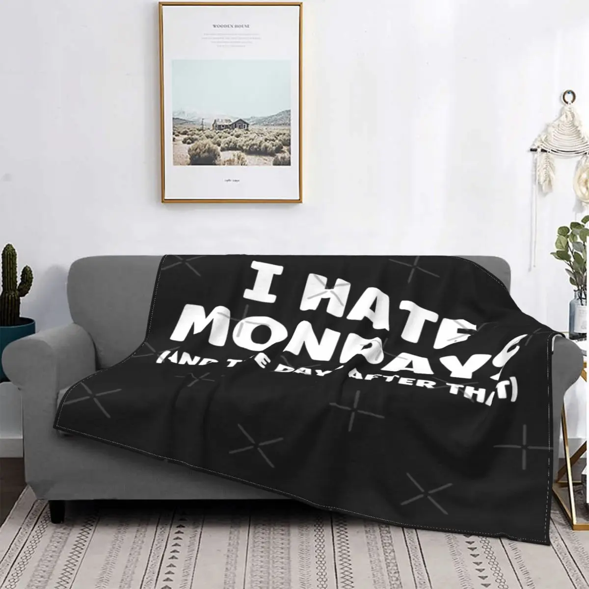 Manta a cuadros I Hate Mondays, colcha para cama, alfombra de Picnic, manta Kawaii para cama
Manta a cuadros I Hate Mondays, colcha para cama, alfombra de Picnic, manta Kawaii para cama