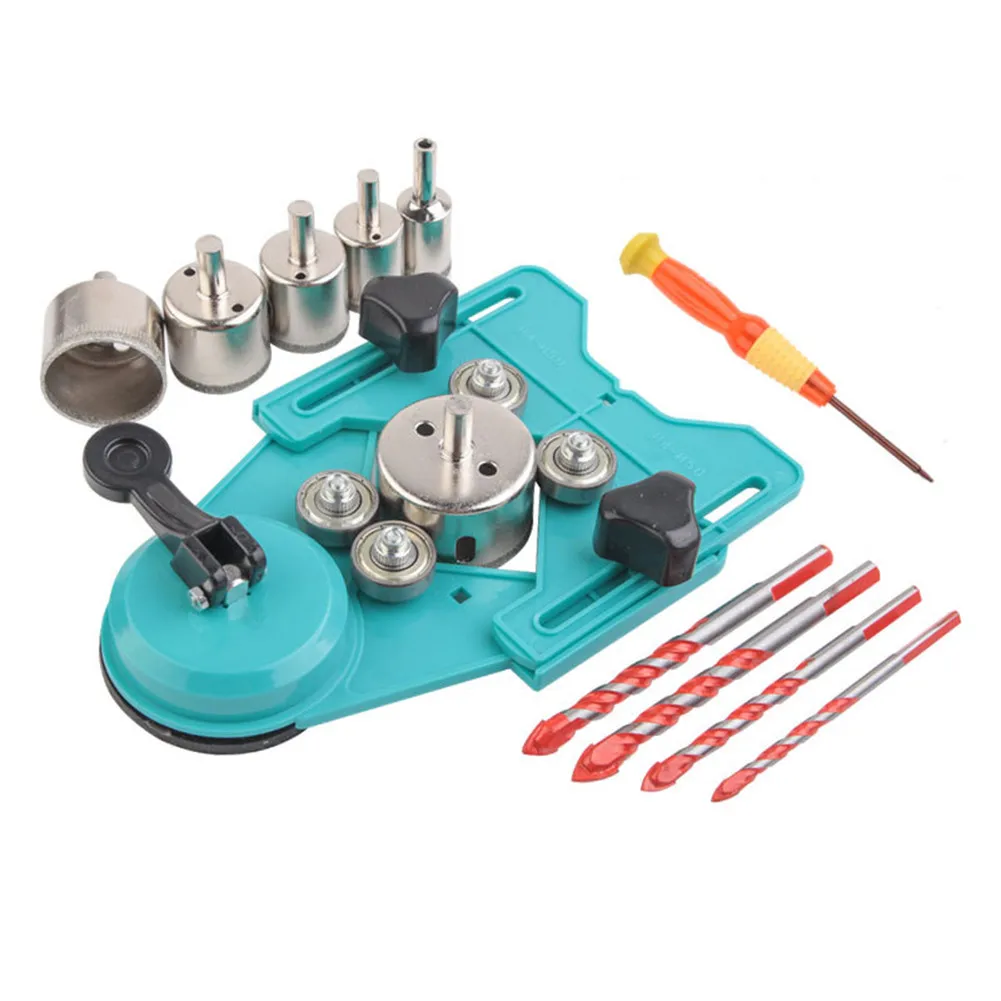 Marble Hole Opener Tile Drill Guide Vacuum Base Sucker 6-30mm Diamond Coated Hole Saw Locator Overlord Diamond Combination Set
Marble Hole Opener Tile Drill Guide Vacuum Base Sucker 6-30mm Diamond Coated Hole Saw Locator Overlord Diamond Combination Set