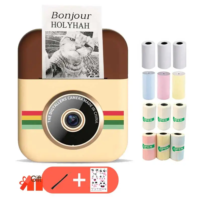 Kids Instant Print Camera Digital Photo Children Toy Camera with Paper for Girls Boys Christmas Gift Dual Lens HD Video Record
Kids Instant Print Camera Digital Photo Children Toy Camera with Paper for Girls Boys Christmas Gift Dual Lens HD Video Record