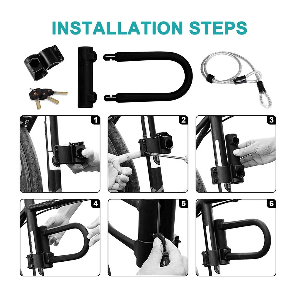 Bicycle U-Shaped Lock Anti-Theft Lock Electric Motorcycle U-Shaped Lock Road Mountain Bike Equipment Accessories
Bicycle U-Shaped Lock Anti-Theft Lock Electric Motorcycle U-Shaped Lock Road Mountain Bike Equipment Accessories