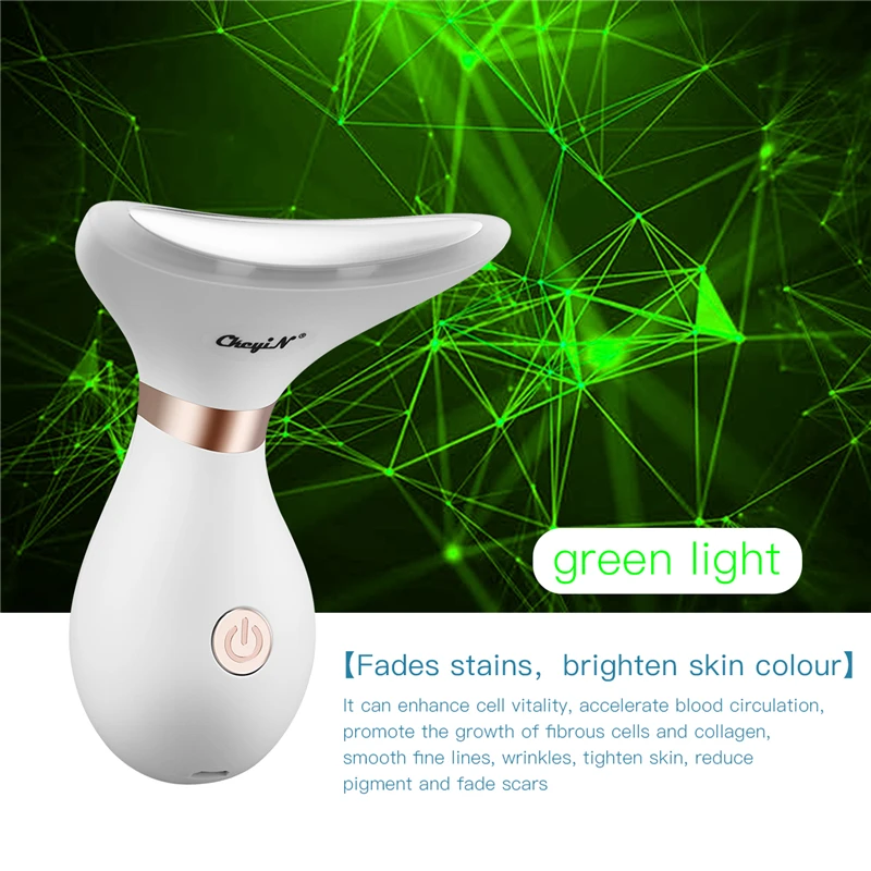 3 Colors Led Photon Therapy Heating Facial Neck Massager Anti Wrinkle Remove Reduce Double Chin Skin Lifting Care Beauty Device
3 Colors Led Photon Therapy Heating Facial Neck Massager Anti Wrinkle Remove Reduce Double Chin Skin Lifting Care Beauty Device