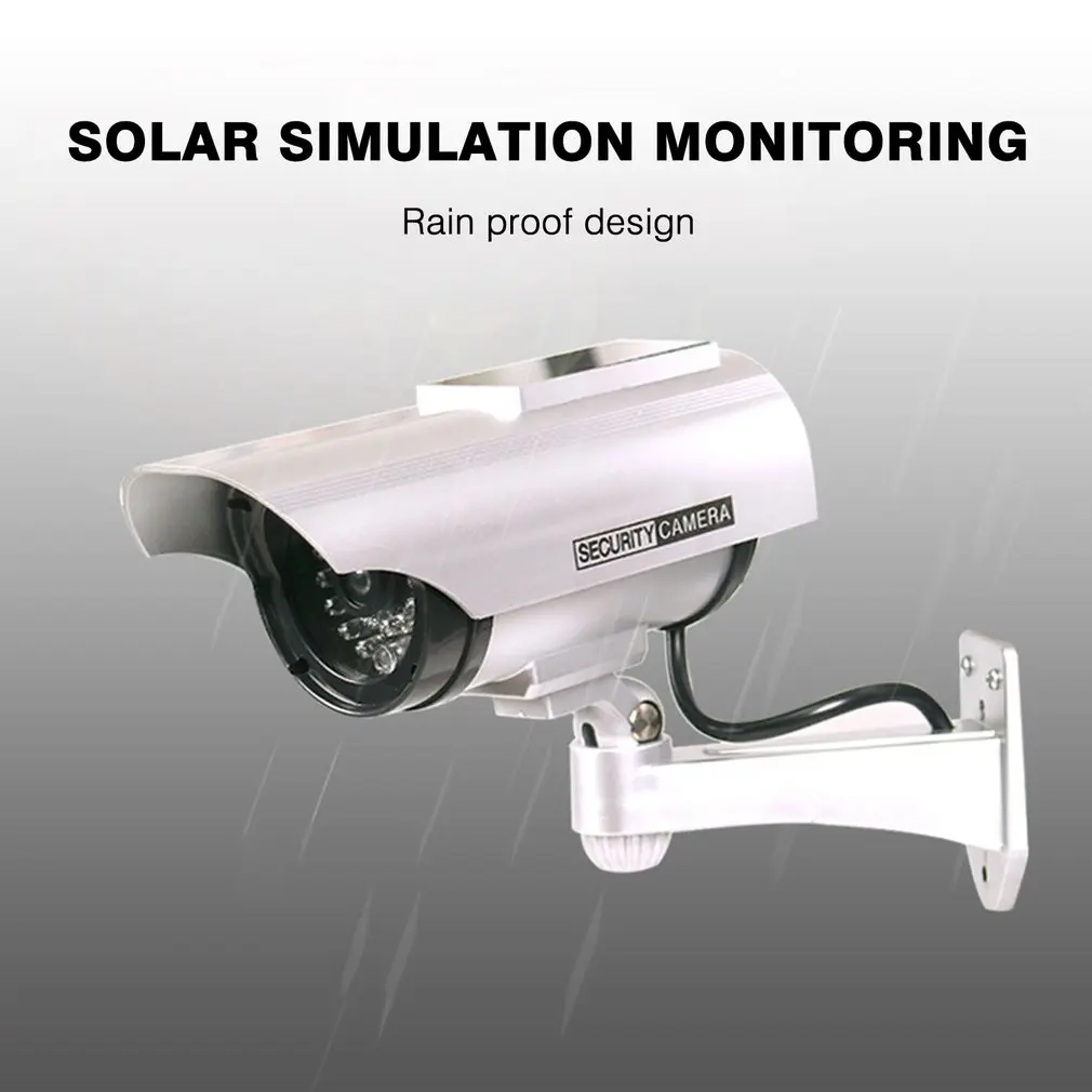 Solar Powered Dummy CCTV Security Surveillance Waterproof Fake Camera Flashing Red LED Light Video Anti-theft Camera dropshippin
Solar Powered Dummy CCTV Security Surveillance Waterproof Fake Camera Flashing Red LED Light Video Anti-theft Camera dropshippin