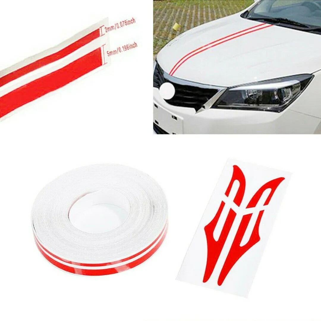 2pcs Red Pin Stripe Vinyl Tape Decal Sticker Scratch-proof Car Motorcycles Decorative Accessories Car Sticker
2pcs Red Pin Stripe Vinyl Tape Decal Sticker Scratch-proof Car Motorcycles Decorative Accessories Car Sticker