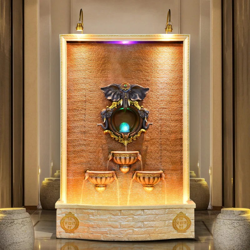 Large European Water Curtain Wall Artificial Mountain and Fountain Ornaments Receptionist Hotel Home Club Floor Ornaments 
Large European Water Curtain Wall Artificial Mountain and Fountain Ornaments Receptionist Hotel Home Club Floor Ornaments