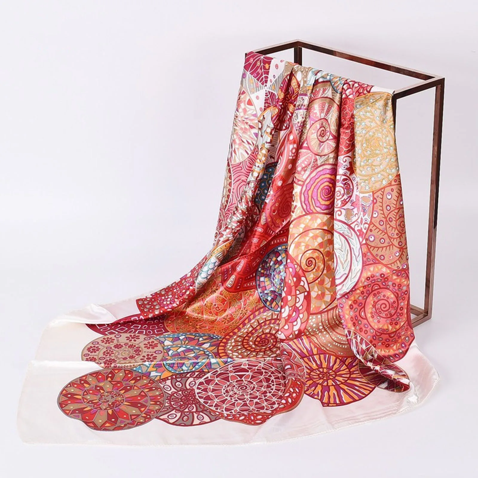 2021 Luxury Brand Square Scarf Fashion Beach Women Head Silk Wrap Spring Summer Shawl Ladies Foulard Bandanna Muffler 90*90cm
2021 Luxury Brand Square Scarf Fashion Beach Women Head Silk Wrap Spring Summer Shawl Ladies Foulard Bandanna Muffler 90*90cm