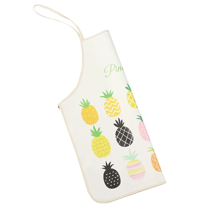PU printed apron oil-proof antifouling kitchen apron sleeveless fashion apron
PU printed apron oil-proof antifouling kitchen apron sleeveless fashion apron