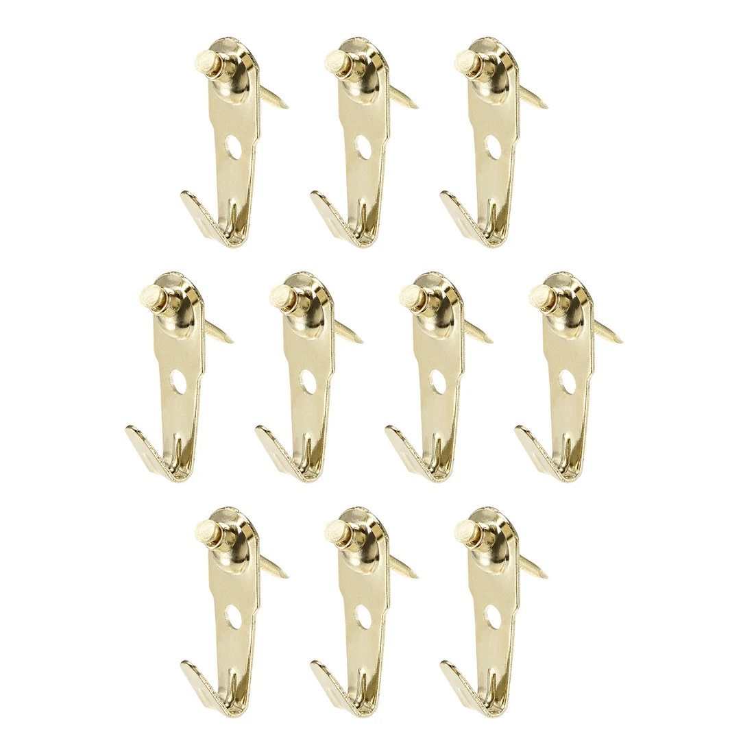 uxcell Picture Hangers Photo Frame Hanging Hooks Kit w Nails for Wall Mounting Holds 30lbs 10 Pcs
uxcell Picture Hangers Photo Frame Hanging Hooks Kit w Nails for Wall Mounting Holds 30lbs 10 Pcs