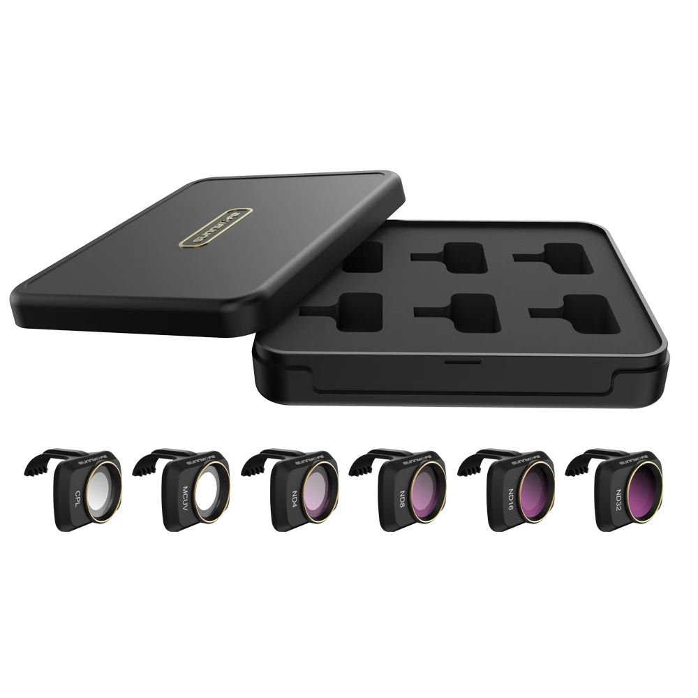 Мини-фильтры Sunnylife Mavic для объектива камеры набор фильтров ND 8 16 32 64 UV CPL Для DJI Mini