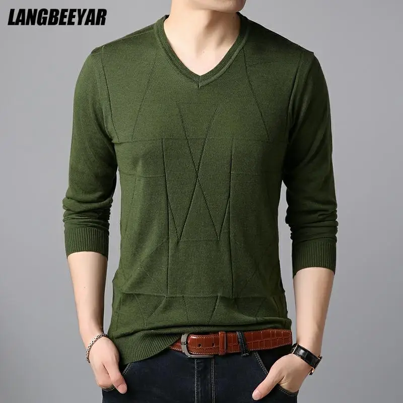 New Fashion Brand Knitted Pullover Simple Trendy Plain Mens V Neck Sweater Korean Autum Winter Casual Jumper Clothes Men
New Fashion Brand Knitted Pullover Simple Trendy Plain Mens V Neck Sweater Korean Autum Winter Casual Jumper Clothes Men