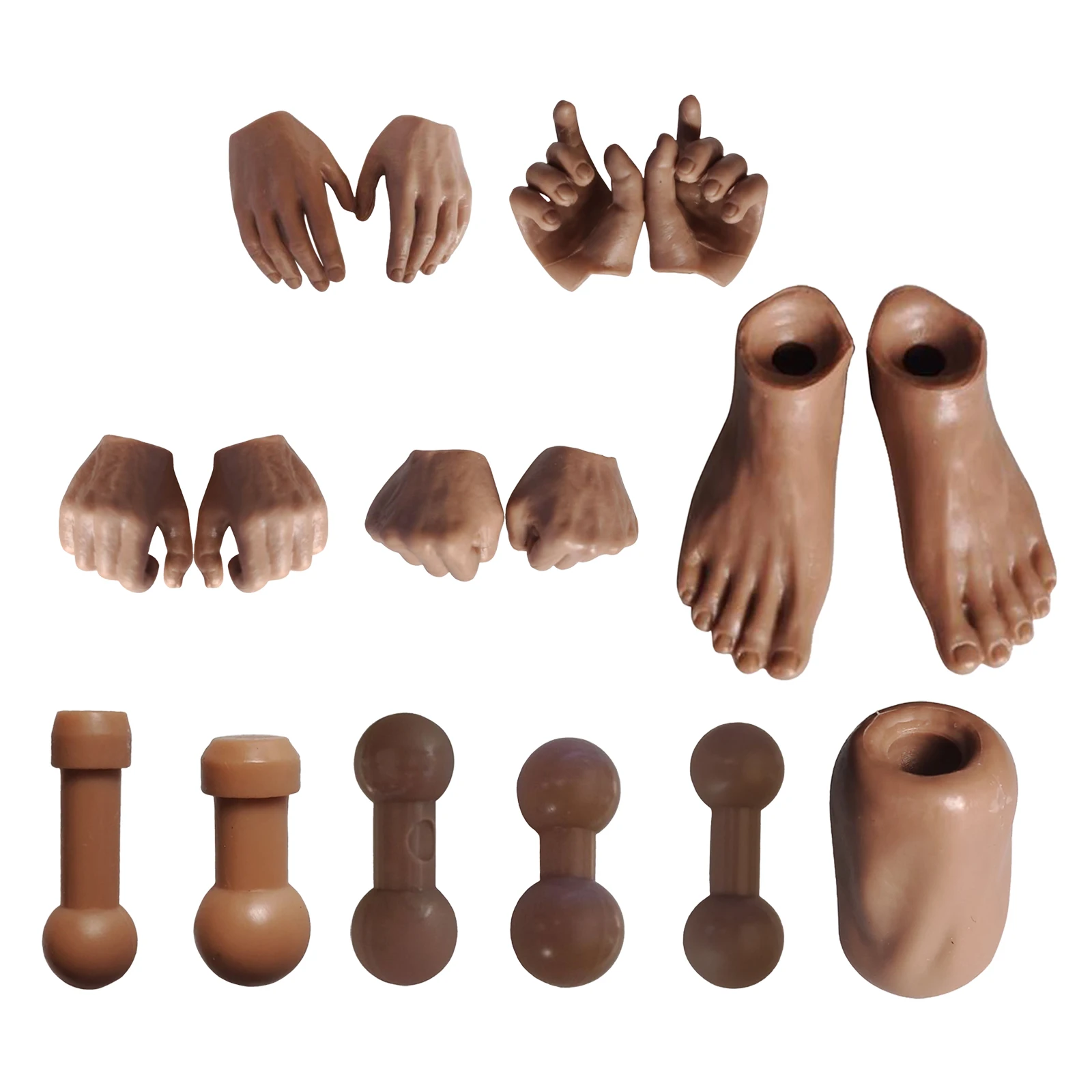 12 inch Male / Female 1/6 Scale Action Figure Body Different Hand Type Head Connector Neck Connector Body Connector
12 inch Male / Female 1/6 Scale Action Figure Body Different Hand Type Head Connector Neck Connector Body Connector