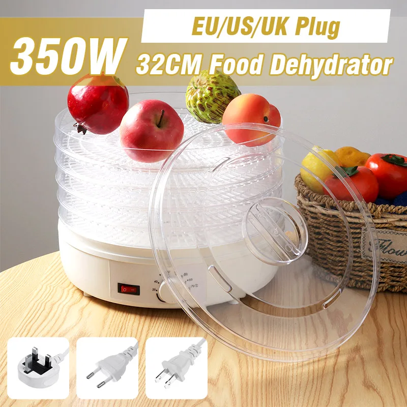 350W 32CM 5 Trays Air Dryer Food Dehydrator Fruit Vegetable Herb Meat Drying Machine Snacks Fruit Dryer Food Dryer AC110V/220V
350W 32CM 5 Trays Air Dryer Food Dehydrator Fruit Vegetable Herb Meat Drying Machine Snacks Fruit Dryer Food Dryer AC110V/220V