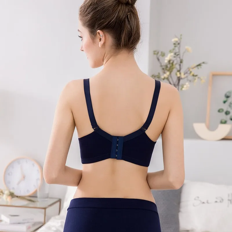 Women Bras Front Buckle Cotton Gather Adjusted-straps Bra Brassiere Breastfeeding Anti-sagging Nursing Bras Mujeres 
Women Bras Front Buckle Cotton Gather Adjusted-straps Bra Brassiere Breastfeeding Anti-sagging Nursing Bras Mujeres