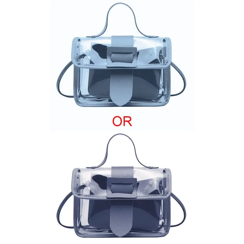 50LD Fashion Women Transparent Small Handbag Shoulder Bag Summer Beach Purse Crossbody Tote
50LD Fashion Women Transparent Small Handbag Shoulder Bag Summer Beach Purse Crossbody Tote