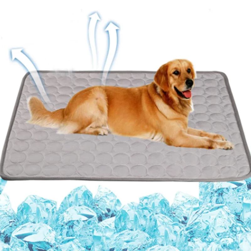 Dog Cooling Mat Ice Pad Pet Ice Silk Cool Pet Summer Cat Cooling Blanket Cushion Indoor Seat Puppy Pet Mat for Small Medium Dog
Dog Cooling Mat Ice Pad Pet Ice Silk Cool Pet Summer Cat Cooling Blanket Cushion Indoor Seat Puppy Pet Mat for Small Medium Dog