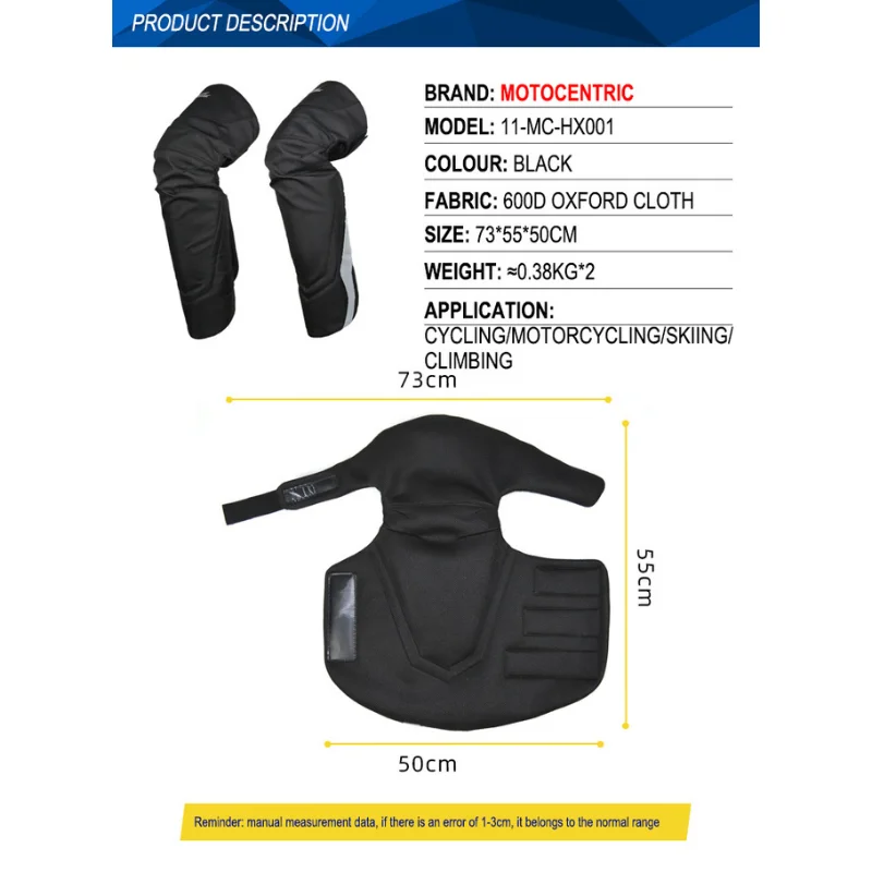 Motocentric Winter Motorcycle Knee Pads Motocross Knee Protector Armor Protective Gear Racing Warm Moto MTB Skating Knee Brace
Motocentric Winter Motorcycle Knee Pads Motocross Knee Protector Armor Protective Gear Racing Warm Moto MTB Skating Knee Brace
