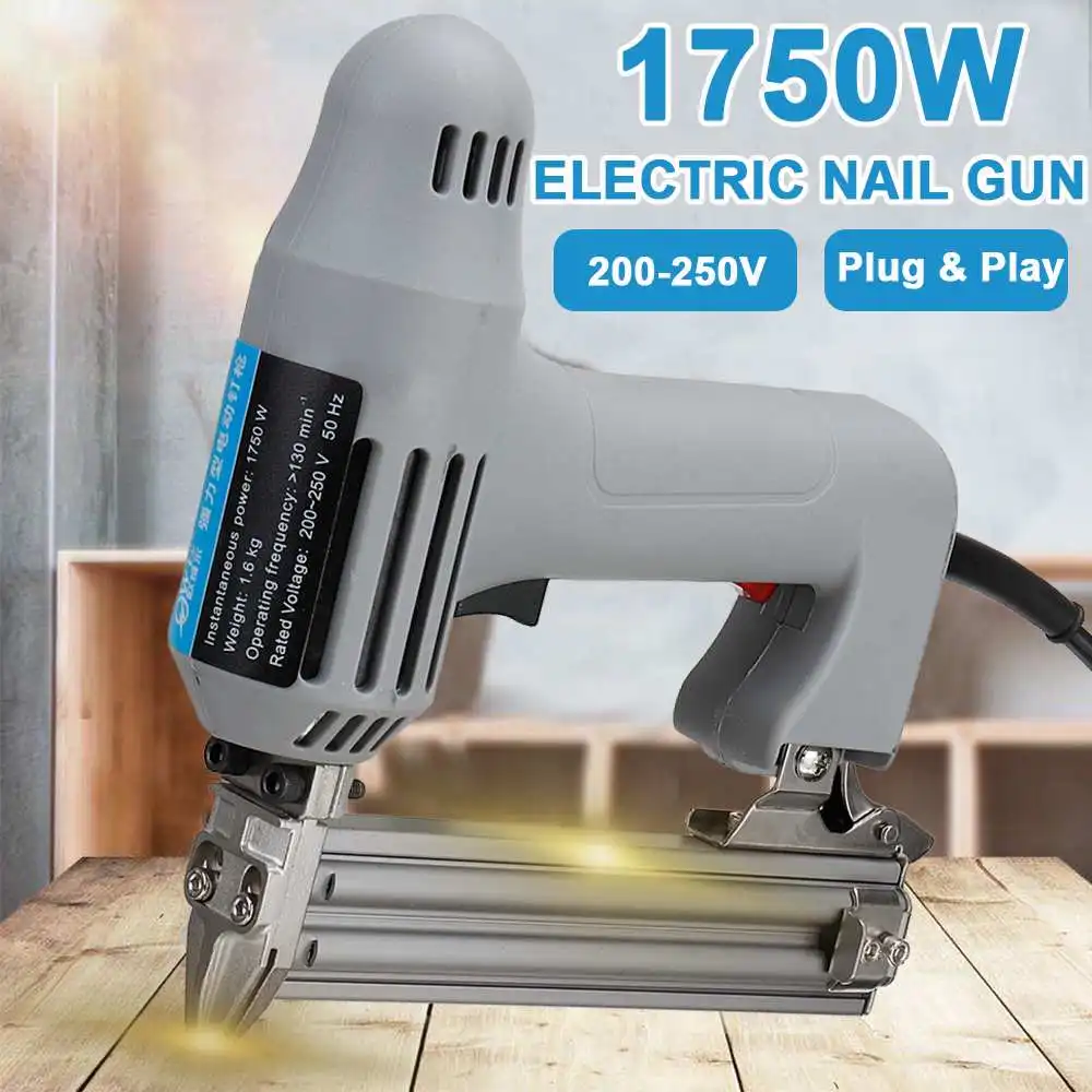 2-in-1 Electric Nail Gun Single-use/Double-use Nail Stapler F30 Straight Nail Gun Woodworking Tools Portable Electric Tacker Gun
2-in-1 Electric Nail Gun Single-use/Double-use Nail Stapler F30 Straight Nail Gun Woodworking Tools Portable Electric Tacker Gun