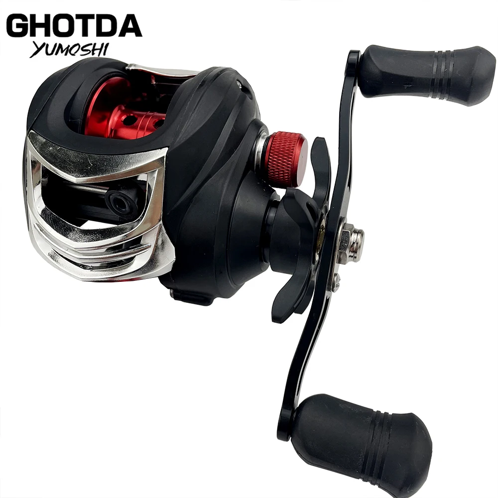 Right/Left Hand Baitcasting Fishing Reel 18+1BB 7.2:1 Max Drag 8kg Saltwater Fishing Tackle
Right/Left Hand Baitcasting Fishing Reel 18+1BB 7.2:1 Max Drag 8kg Saltwater Fishing Tackle