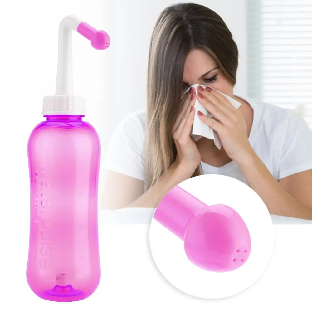 500 ML Nasal Rinse Bottle Clean Foreign Body In Nasal Alleviate Inflammation Child Adult Transparent Plastic Neti Pot Care Tools
500 ML Nasal Rinse Bottle Clean Foreign Body In Nasal Alleviate Inflammation Child Adult Transparent Plastic Neti Pot Care Tools