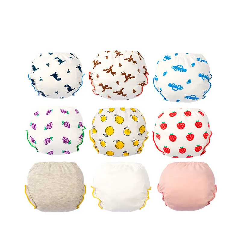 Baby Training Pants Cute Cartoon Strawberry Newborn Baby Girl Panties Pure Cotton Boys Washable Diaper Pants 0-3Y Baby Underwear
Baby Training Pants Cute Cartoon Strawberry Newborn Baby Girl Panties Pure Cotton Boys Washable Diaper Pants 0-3Y Baby Underwear