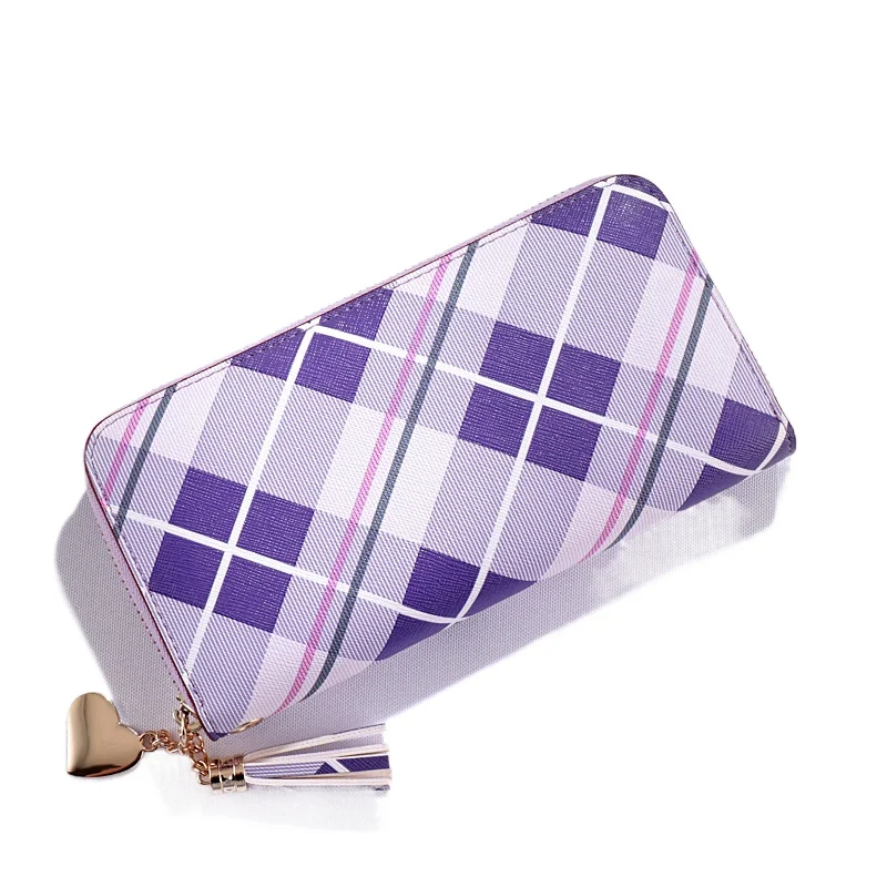 Women Long Wallet Plaid PU Leather Tassel Purse Female Hit Color Clutch Bag Zipper Wallets Ladies Card Holder Money Bags
Women Long Wallet Plaid PU Leather Tassel Purse Female Hit Color Clutch Bag Zipper Wallets Ladies Card Holder Money Bags
