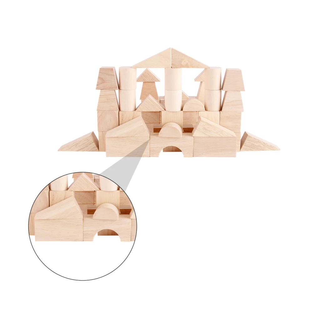 1 Set Wooden Building Blocks Playthings 50 Stacking Blocks Toys (50 Wood Blocks)
1 Set Wooden Building Blocks Playthings 50 Stacking Blocks Toys (50 Wood Blocks)