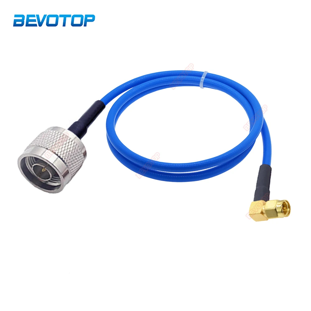 Коаксиальный кабель с разъемом SMA типа «папа» 90 градусов на разъем «папа» с синей оболочкой RG402, полугибкий, 50 ом, для GPS навигационной систем... 
Коаксиальный кабель с разъемом SMA типа «папа» 90 градусов на разъем «папа» с синей оболочкой RG402, полугибкий, 50 ом, для GPS навигационной систем...