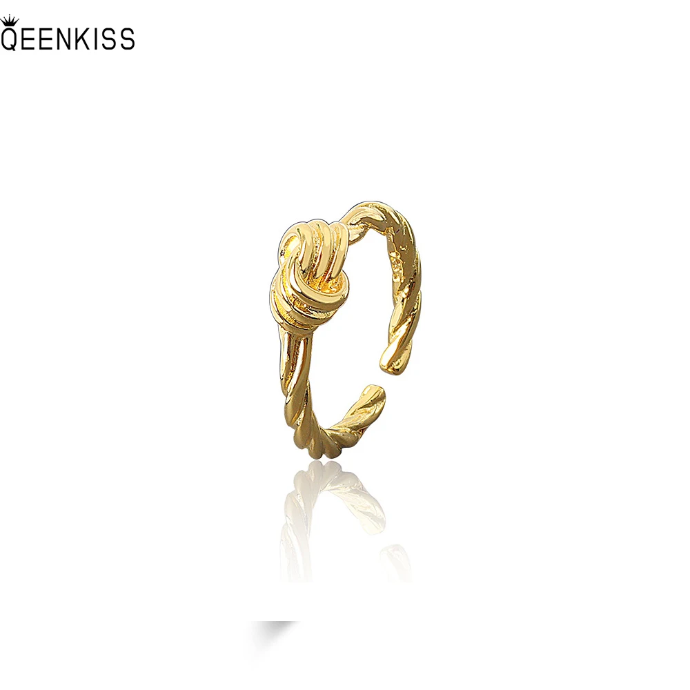QEENKISS RG6211 2022 Fine Jewelry Wholesale Fashion Woman Girl Birthday Wedding Gift Retro Weave 18KT Gold White Gold Open Ring
QEENKISS RG6211 2022 Fine Jewelry Wholesale Fashion Woman Girl Birthday Wedding Gift Retro Weave 18KT Gold White Gold Open Ring