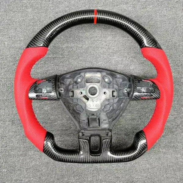 Cuatomized Real Carbon Fiber Sports Steering Wheel Alcantara Leather compatible for Volkswagen Passat 2011-2015 with Paddle
Cuatomized Real Carbon Fiber Sports Steering Wheel Alcantara Leather compatible for Volkswagen Passat 2011-2015 with Paddle