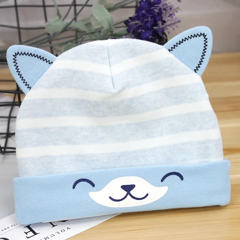 Шапки для новорожденных мальчиков и девочек от 0 до 3 месяцев, хлопковые детские шапки с рисунками из мультфильмов, весенне-осенняя вязаная ш... 
Шапки для новорожденных мальчиков и девочек от 0 до 3 месяцев, хлопковые детские шапки с рисунками из мультфильмов, весенне-осенняя вязаная ш...