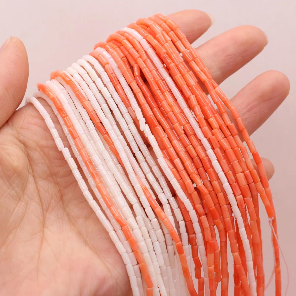 Small Beads Fashion Cylindrical Coral Beaded for Jewelry Making Charm DIY Necklace Bracelet Accessories Unisex Gift 2x4 mm
Small Beads Fashion Cylindrical Coral Beaded for Jewelry Making Charm DIY Necklace Bracelet Accessories Unisex Gift 2x4 mm