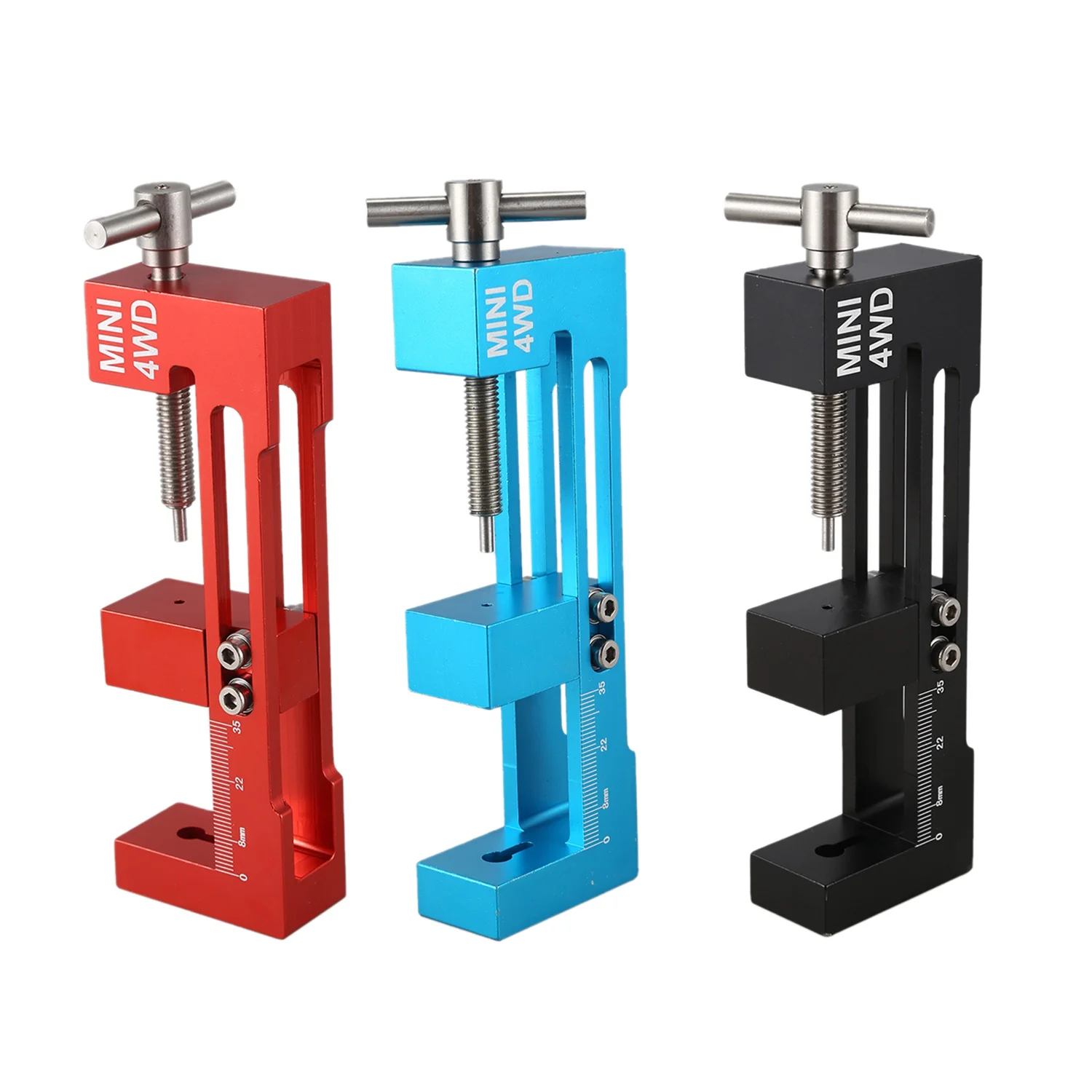 Aluminum Alloy 4WD Tire Installer Large/Small Bearing Top Rail Tyre Wheel Mounting Device Tool for RC Tamiya Mini 4WD Racing Car
Aluminum Alloy 4WD Tire Installer Large/Small Bearing Top Rail Tyre Wheel Mounting Device Tool for RC Tamiya Mini 4WD Racing Car