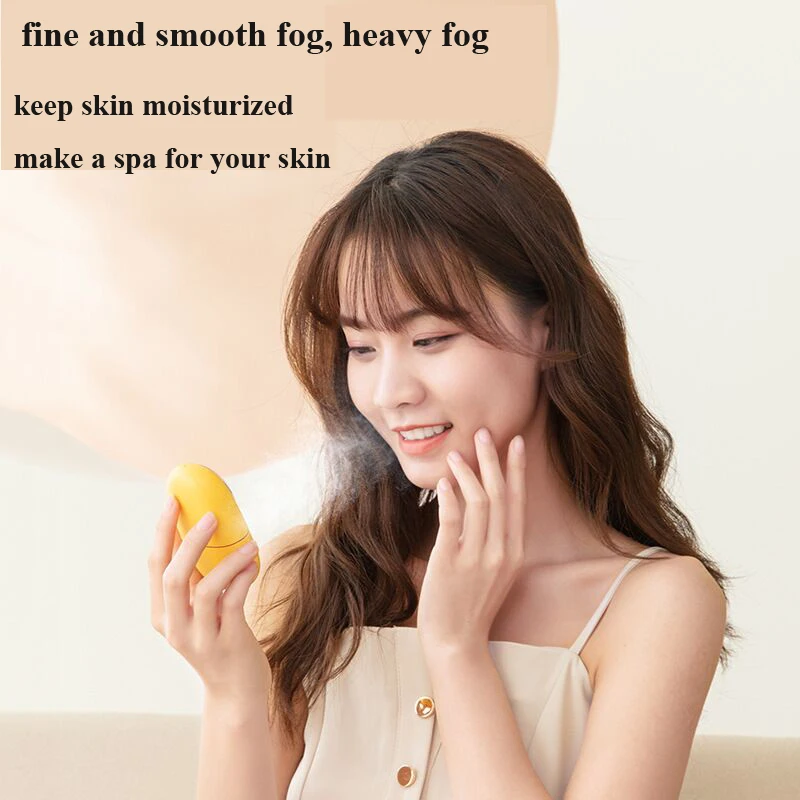 35ml Mini Nano Face Spray Steamer Portable USB Cute Humidifier Deep Hydrating Cold Facial Nebulizer Beauty Skin Care Tools
35ml Mini Nano Face Spray Steamer Portable USB Cute Humidifier Deep Hydrating Cold Facial Nebulizer Beauty Skin Care Tools