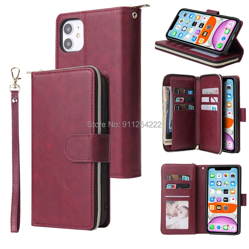 Leather Wallet Case for iPhone 12 Pro Max Mini 11 XS XR X SE 2020 8 7 6 6s Plus Luxury Flip Cover Coque Card Slots Magnetic
Leather Wallet Case for iPhone 12 Pro Max Mini 11 XS XR X SE 2020 8 7 6 6s Plus Luxury Flip Cover Coque Card Slots Magnetic