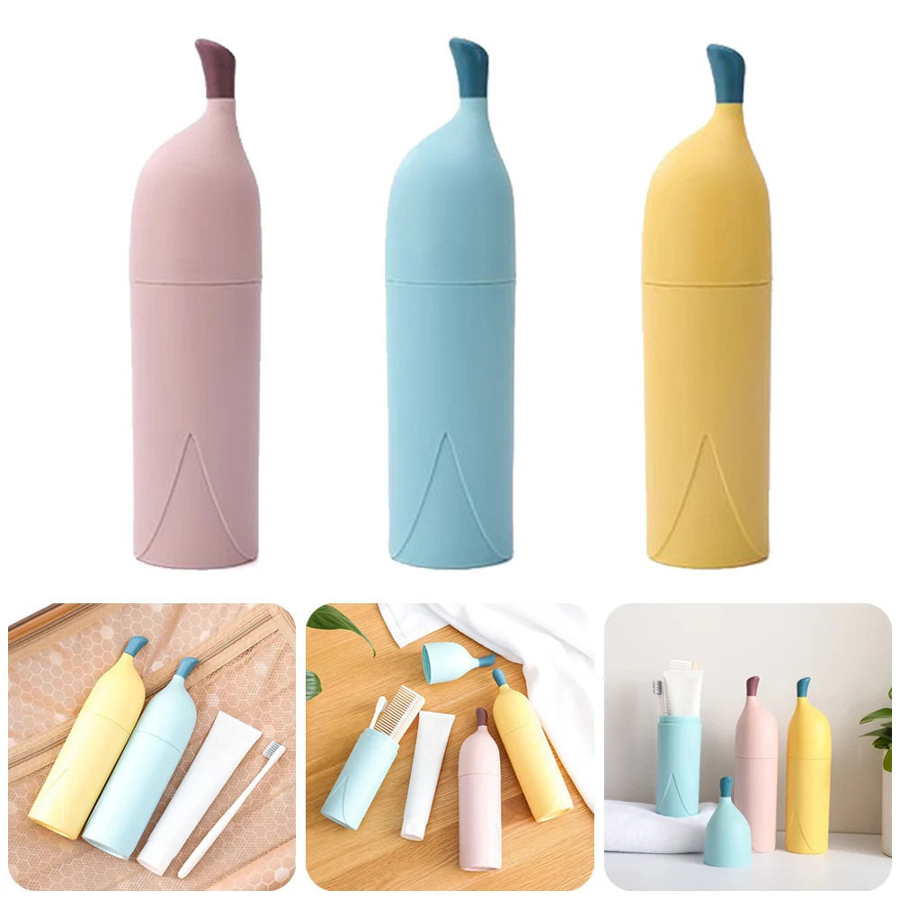 1PC Toothbrush Toothpaste Container Dustproof Portable Travel Toothbrush Carrying Case Cute Banana Shape For Kids Home Storage
1PC Toothbrush Toothpaste Container Dustproof Portable Travel Toothbrush Carrying Case Cute Banana Shape For Kids Home Storage