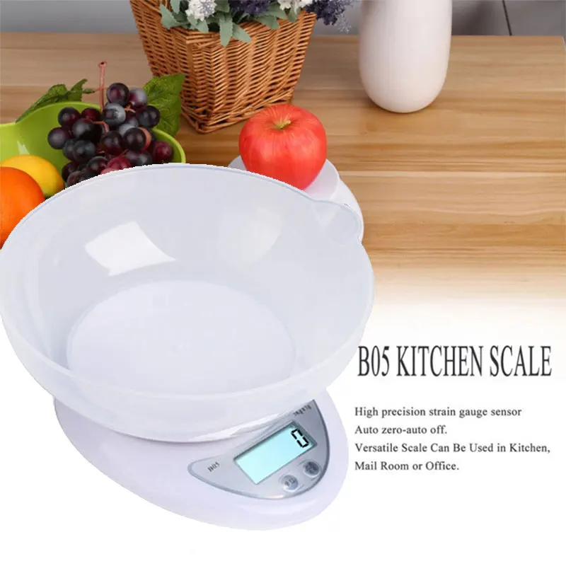 Портативные цифровые весы B05, кухонные весы из АБС-пластика, 5 кг, 1 г, 5 кг, 1 г
Портативные цифровые весы B05, кухонные весы из АБС-пластика, 5 кг, 1 г, 5 кг, 1 г
