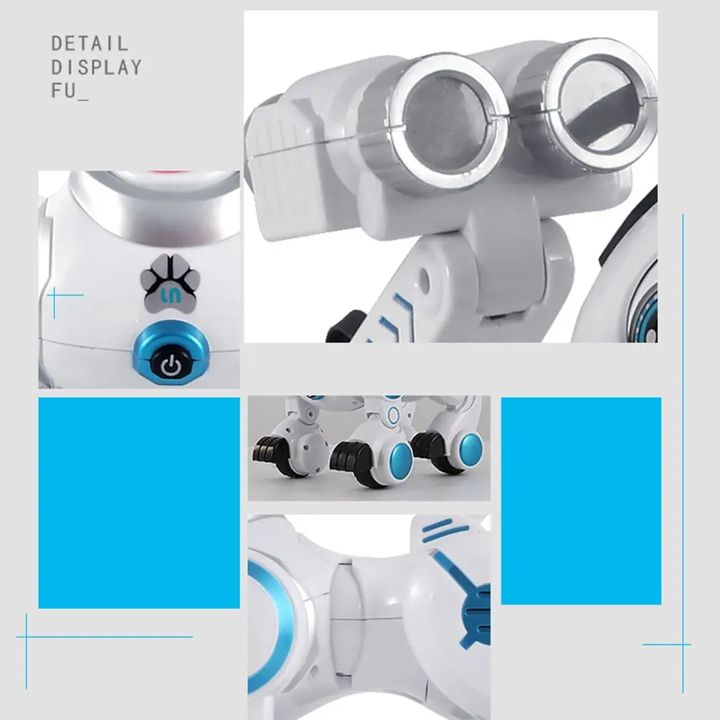 Intelligent Remote Control Robot Dog Interaction Walking Dance Toys Programmable Robot Electronic Pet With Light And Sound
Intelligent Remote Control Robot Dog Interaction Walking Dance Toys Programmable Robot Electronic Pet With Light And Sound